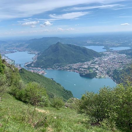 Iuli Lake Home Tra Lago E Montagna Olginate Bagian luar foto